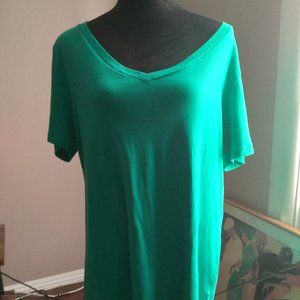 Style & Co. Green Cotton T-Shirt | Size 2X